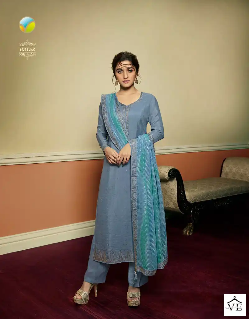 Vinay Kaseesh - Sitara Dola Wholesale Designer Suit Catalog — Wholesale Salwar Suits, MPA wholesale from Surat - Gallery Image 7