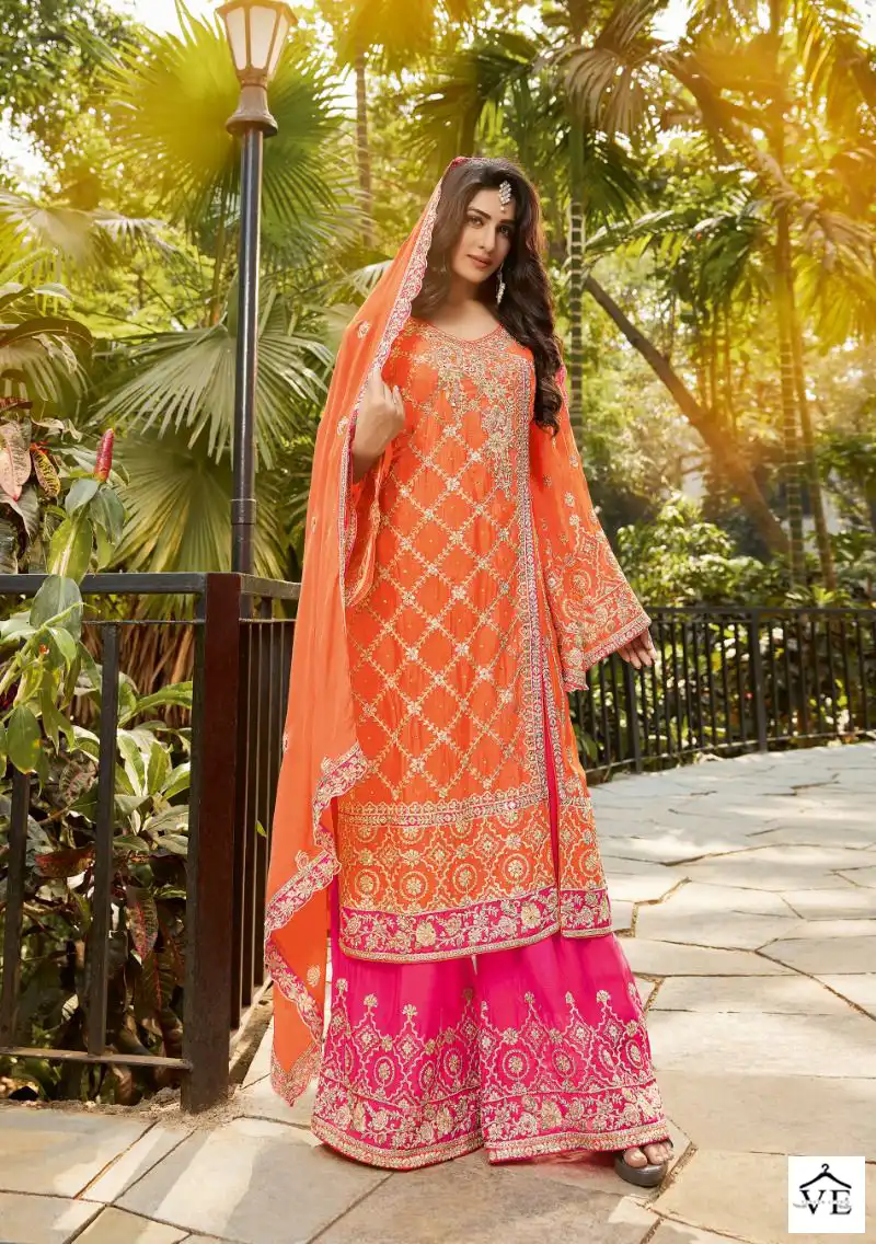 Your Choice Kashish Heavy Georgette Wholesale Readymade Suits Catalog — Wholesale Salwar Suits, MPA wholesale from Surat - Gallery Image 2