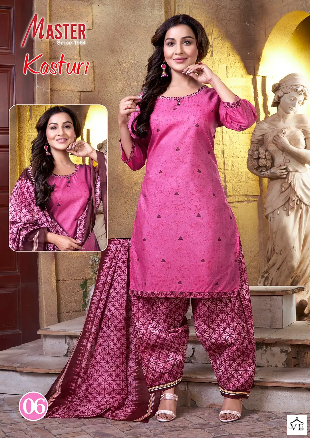 Master Kasturi Cotton Wholesale Readymade Suits Catalog — Wholesale Salwar Suits, MPA wholesale from Surat - Gallery Image 4