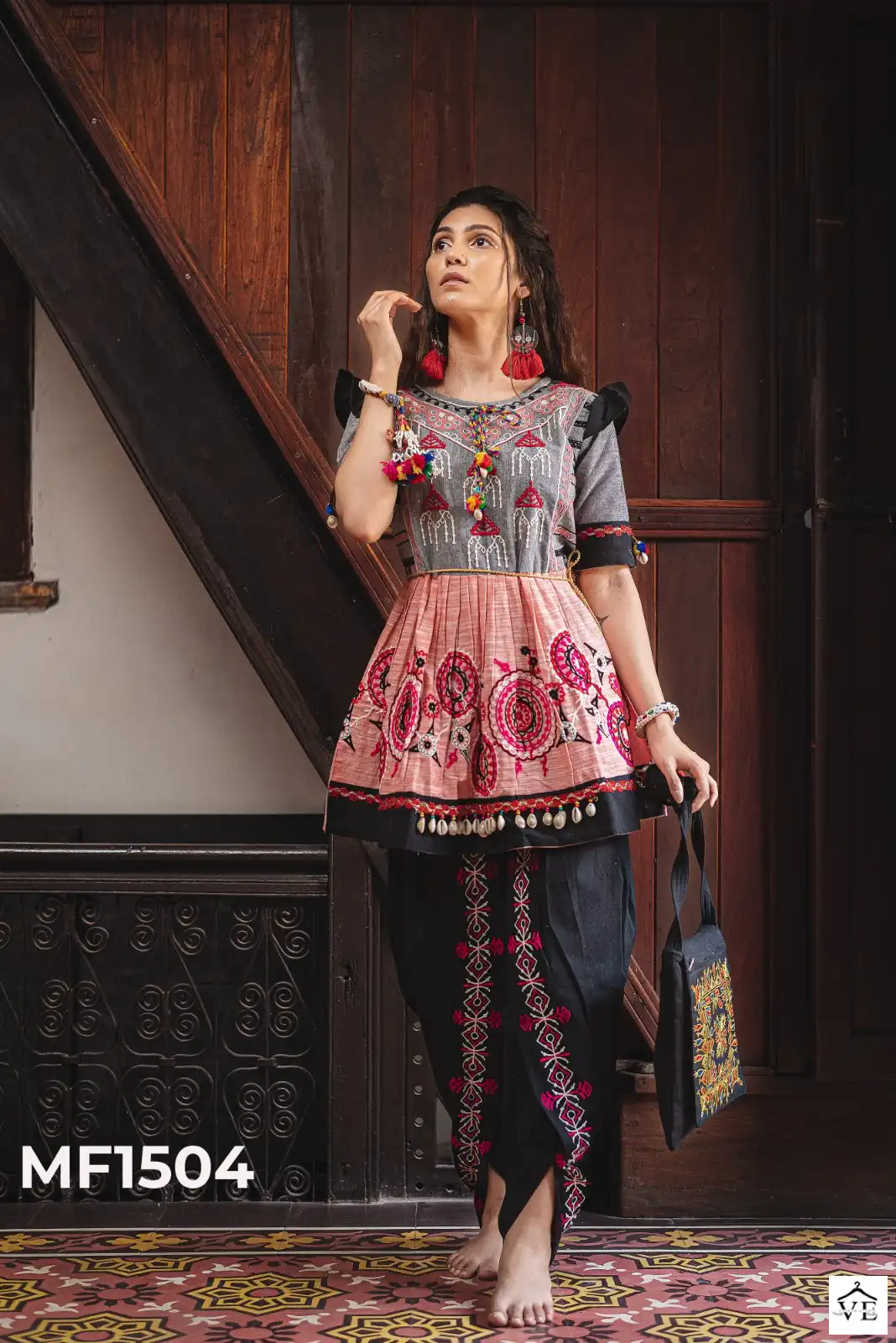 VE Kath-Putli Pure Khadi Wholesale Female Kedia Catalog — Singles, MPA wholesale from Surat — view 8