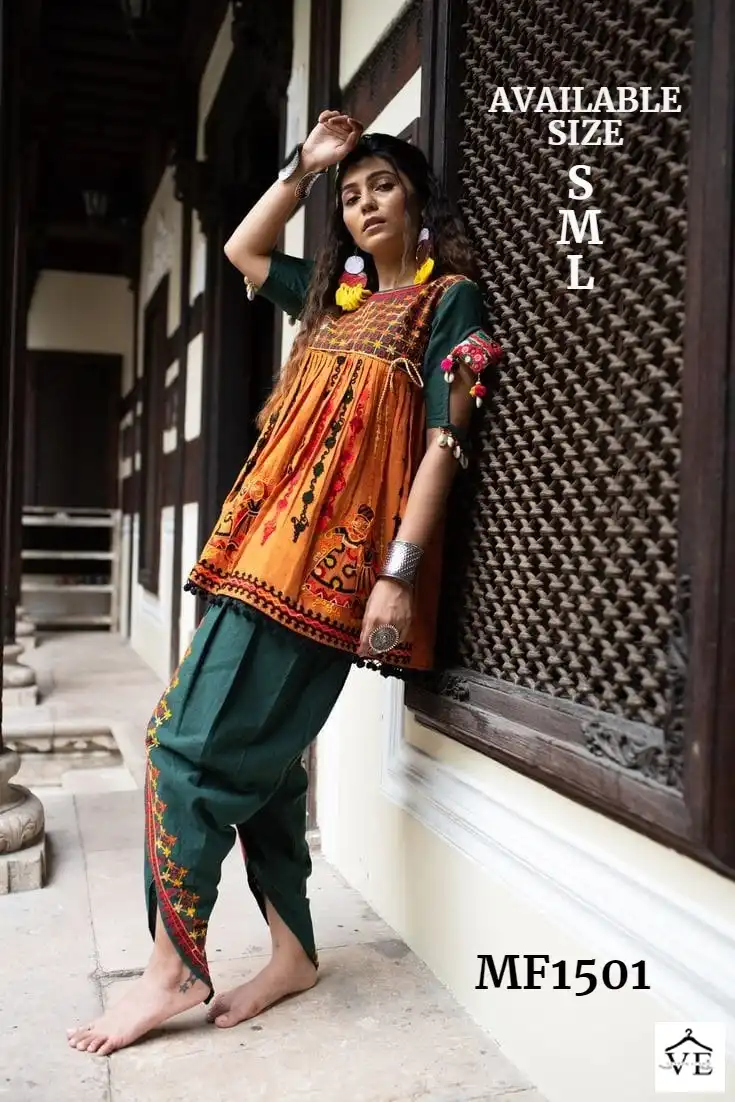 VE Kath-Putli Pure Khadi Wholesale Female Kedia Catalog — Singles, MPA wholesale from Surat — view 9