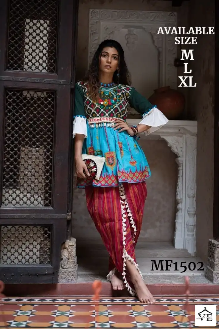 VE Kath-Putli Pure Khadi Wholesale Female Kedia Catalog — Singles, MPA wholesale from Surat — view 11