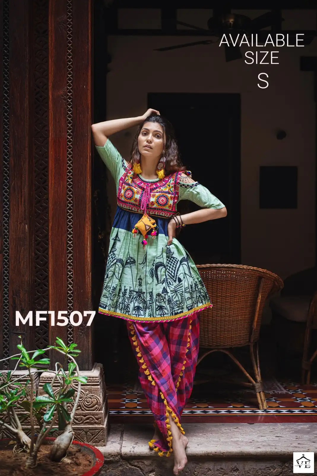 VE Kath-Putli Pure Khadi Wholesale Female Kedia Catalog — Singles, MPA wholesale from Surat — view 12