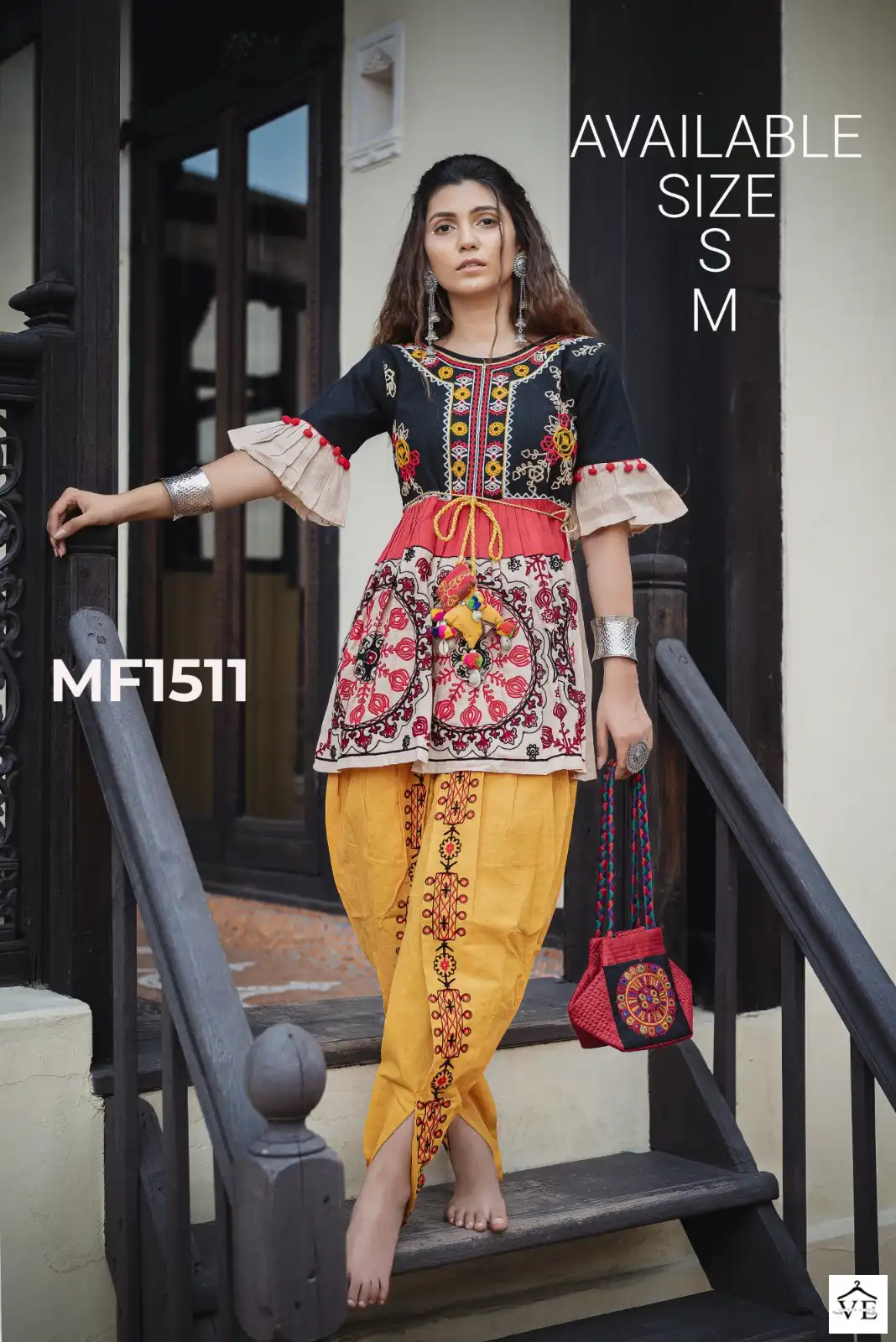 VE Kath-Putli Pure Khadi Wholesale Female Kedia Catalog — Singles, MPA wholesale from Surat — view 2