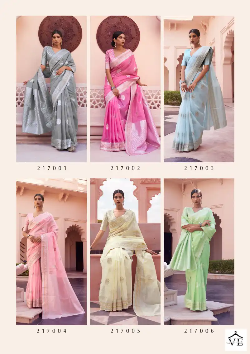 Rajtex Kavni Linen Pure Linen Wholesale Saree Catalog - Image 7