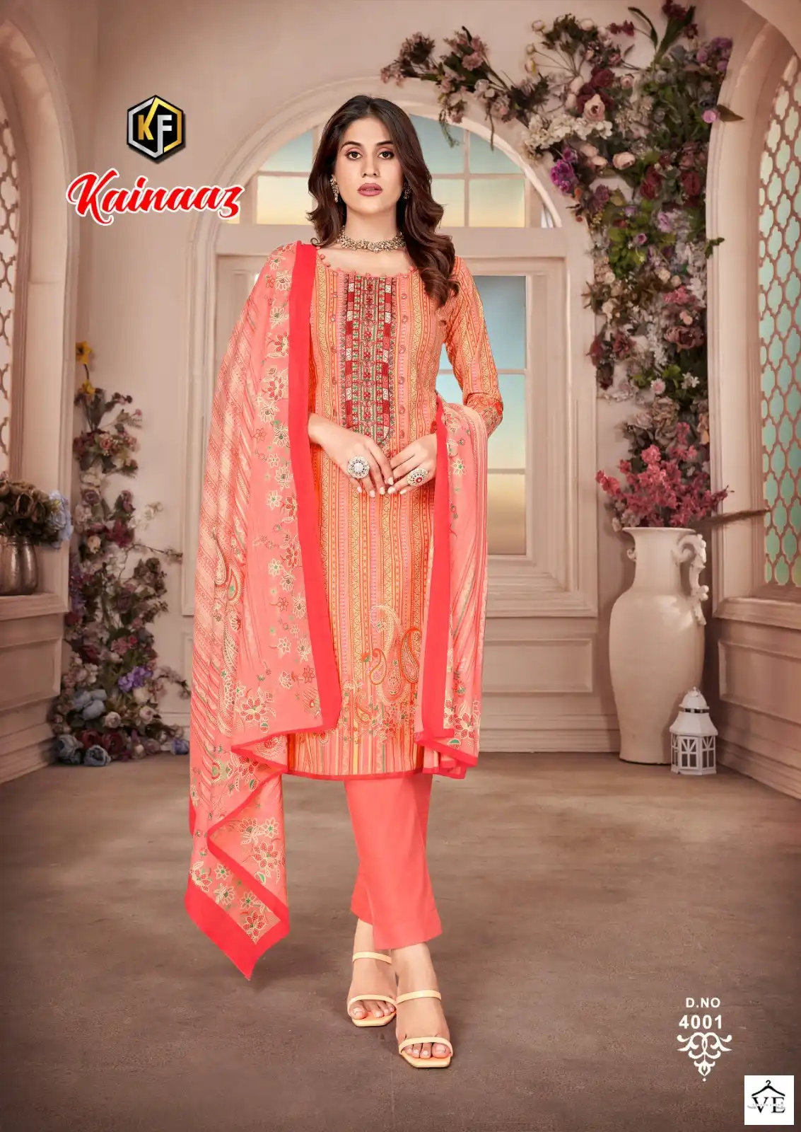 Keval Fab Kainaaz Vol 4 Heavy Cotton Wholesale Salwar Suit Catalog — Wholesale Salwar Suits, Keval Fab wholesale from Surat - Gallery Image 7