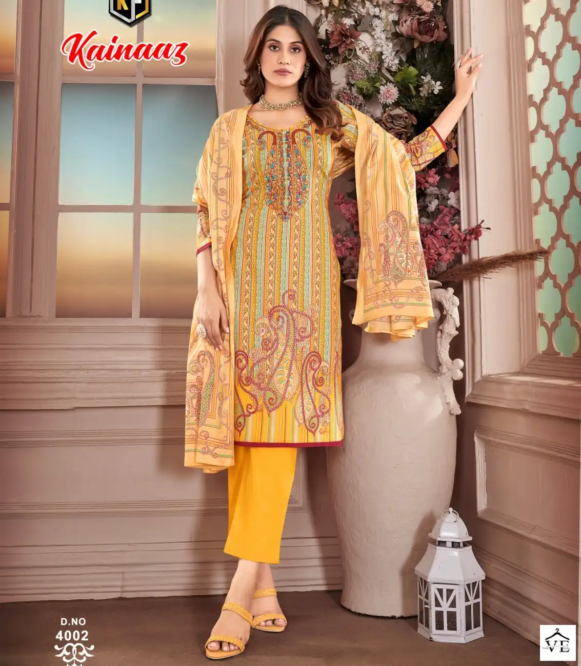 Keval Fab Kainaaz Vol 4 Heavy Cotton Wholesale Salwar Suit Catalog — Wholesale Salwar Suits, Keval Fab wholesale from Surat — view 1