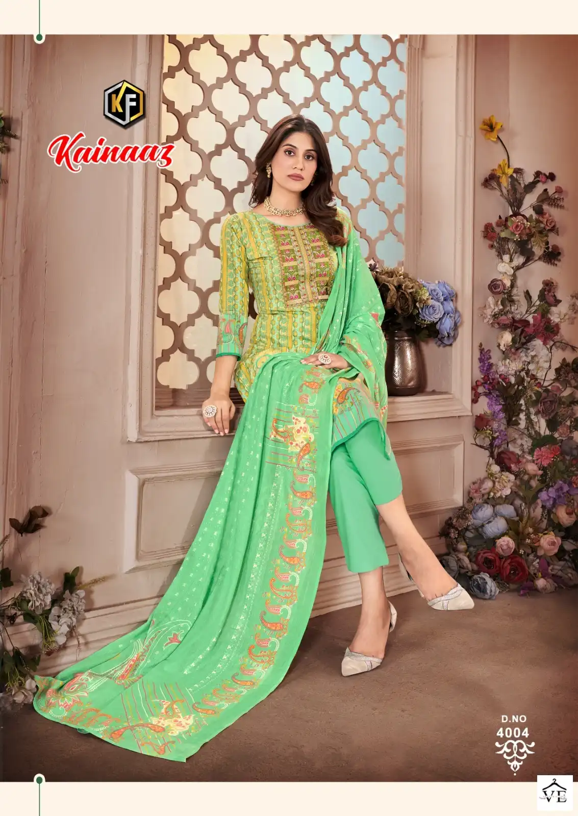 Keval Fab Kainaaz Vol 4 Heavy Cotton Wholesale Salwar Suit Catalog — Wholesale Salwar Suits, Keval Fab wholesale from Surat - Gallery Image 2