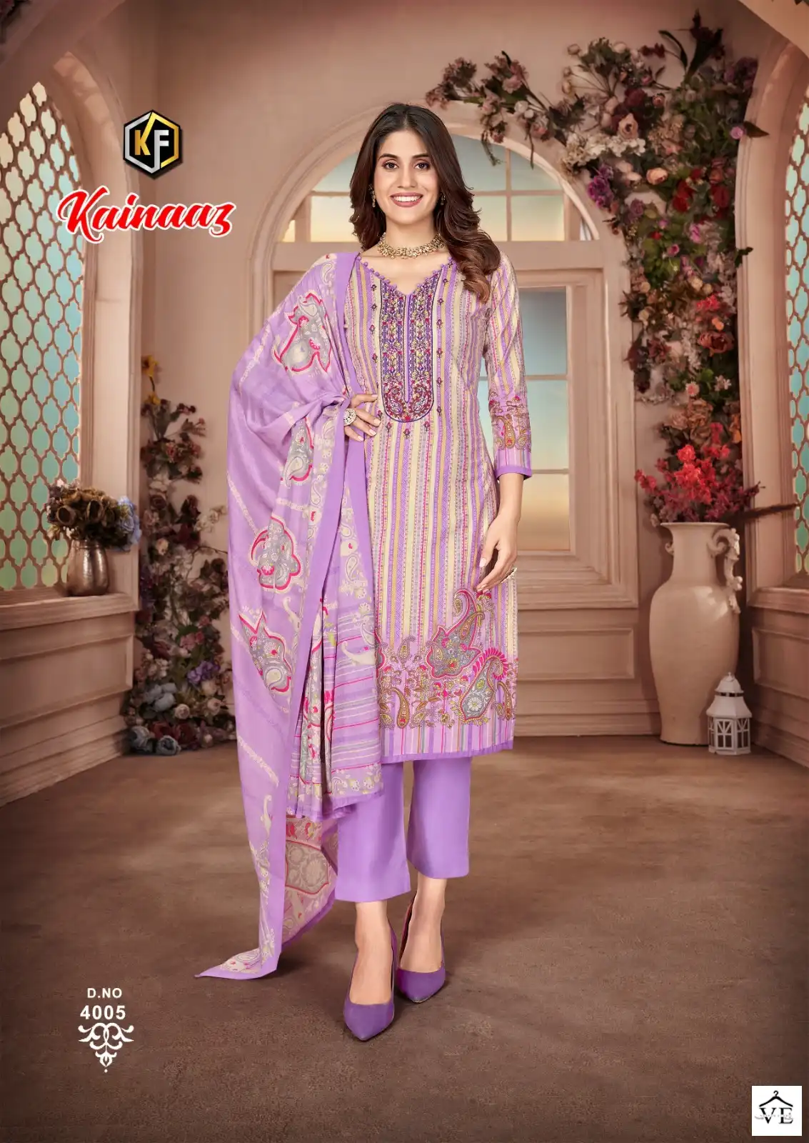 Keval Fab Kainaaz Vol 4 Heavy Cotton Wholesale Salwar Suit Catalog — Wholesale Salwar Suits, Keval Fab wholesale from Surat - Gallery Image 4