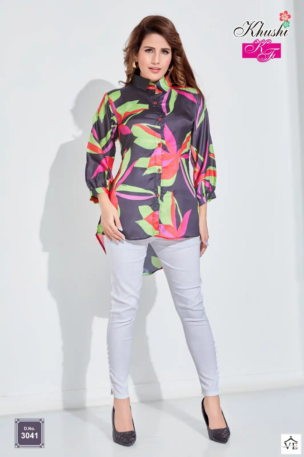 VE Khushi Muslin Wholesale Causal Wear Shirt Catalog — Wholesale Kurtis, MPA wholesale from Surat — view 9