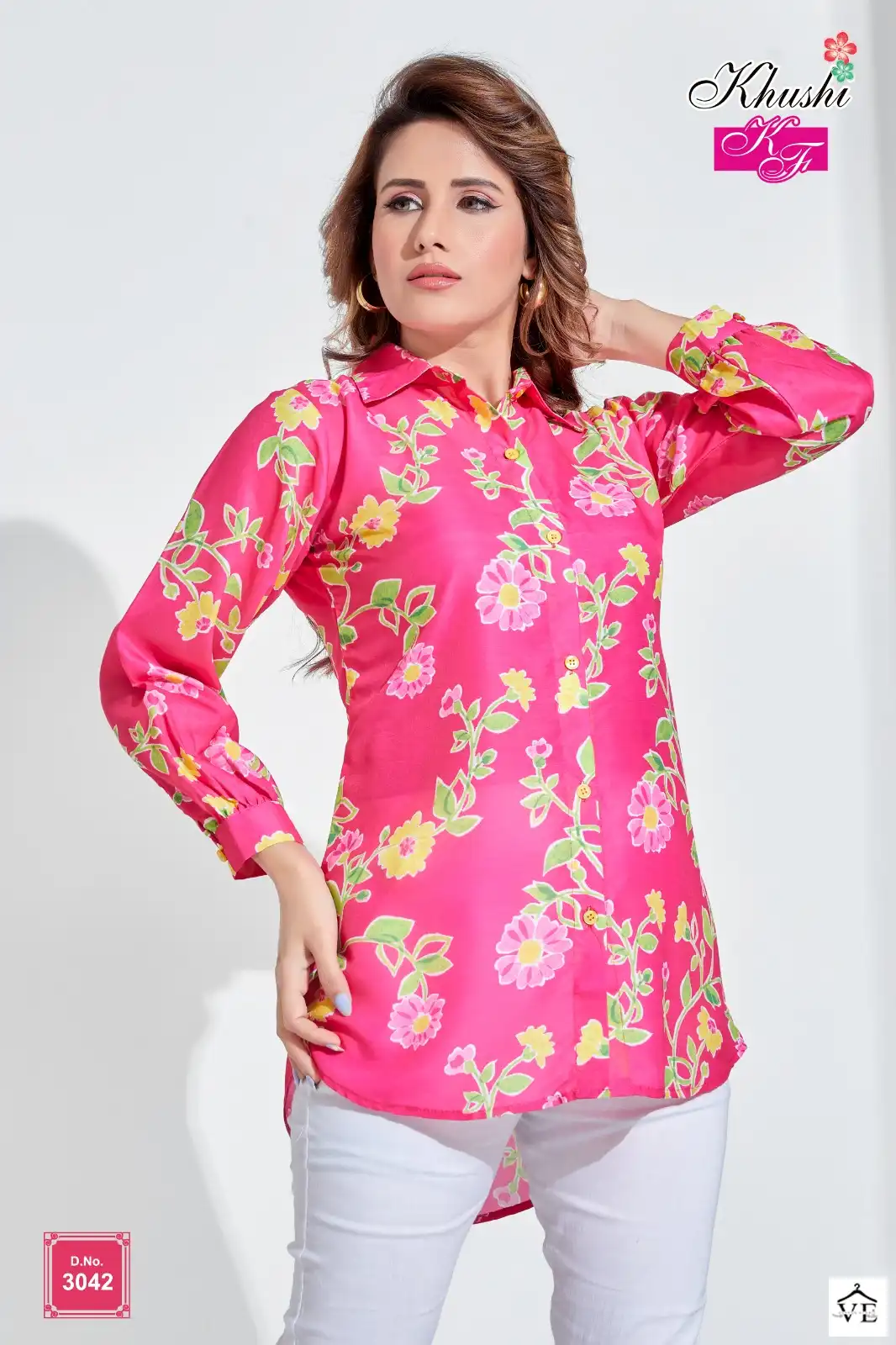 VE Khushi Muslin Wholesale Causal Wear Shirt Catalog — Wholesale Kurtis, MPA wholesale from Surat — view 10