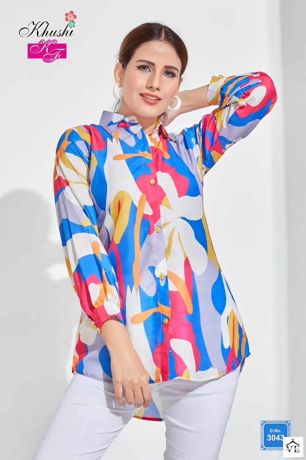 VE Khushi Muslin Wholesale Causal Wear Shirt Catalog — Wholesale Kurtis, MPA wholesale from Surat — view 11