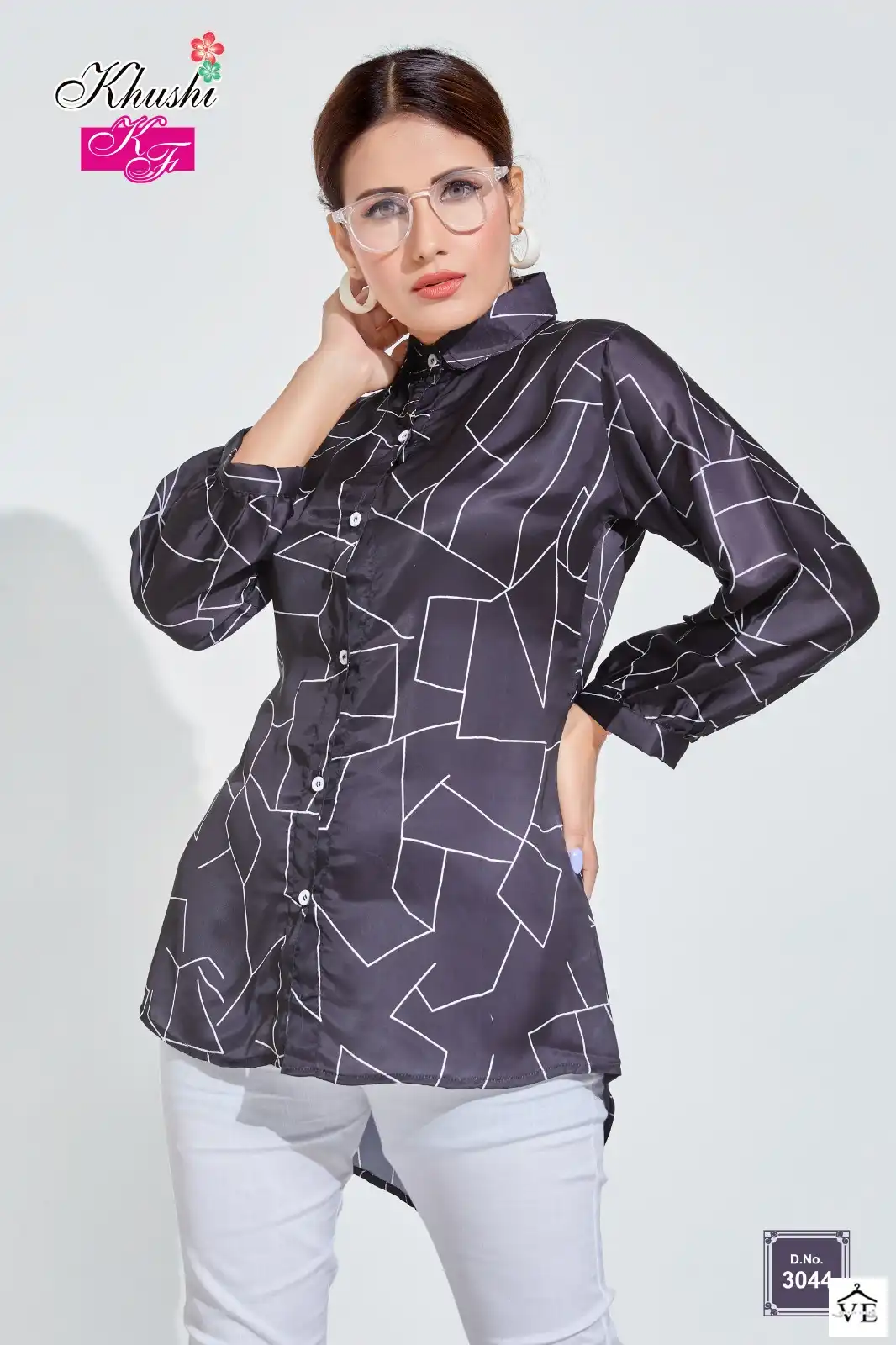 VE Khushi Muslin Wholesale Causal Wear Shirt Catalog — Wholesale Kurtis, MPA wholesale from Surat — view 12