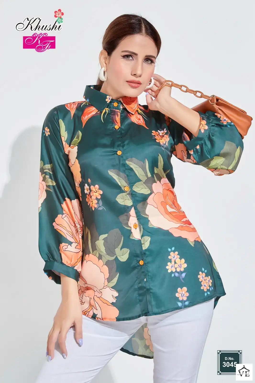 VE Khushi Muslin Wholesale Causal Wear Shirt Catalog — Wholesale Kurtis, MPA wholesale from Surat — view 13