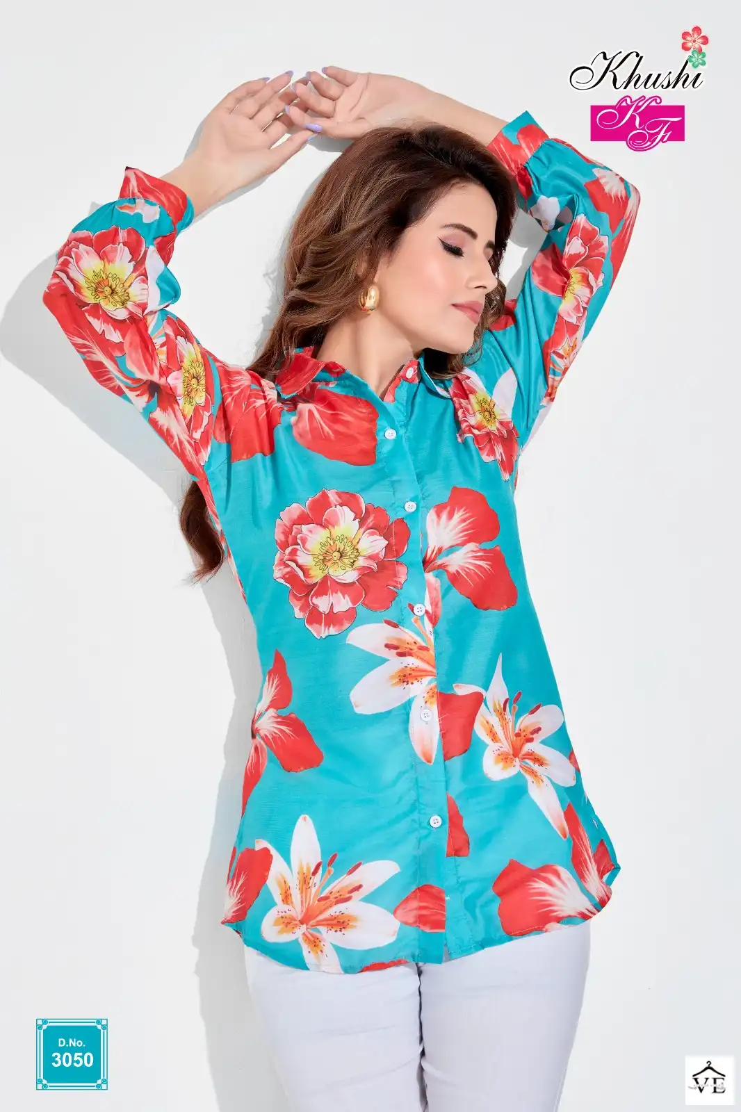 VE Khushi Muslin Wholesale Causal Wear Shirt Catalog — Wholesale Kurtis, MPA wholesale from Surat — view 18