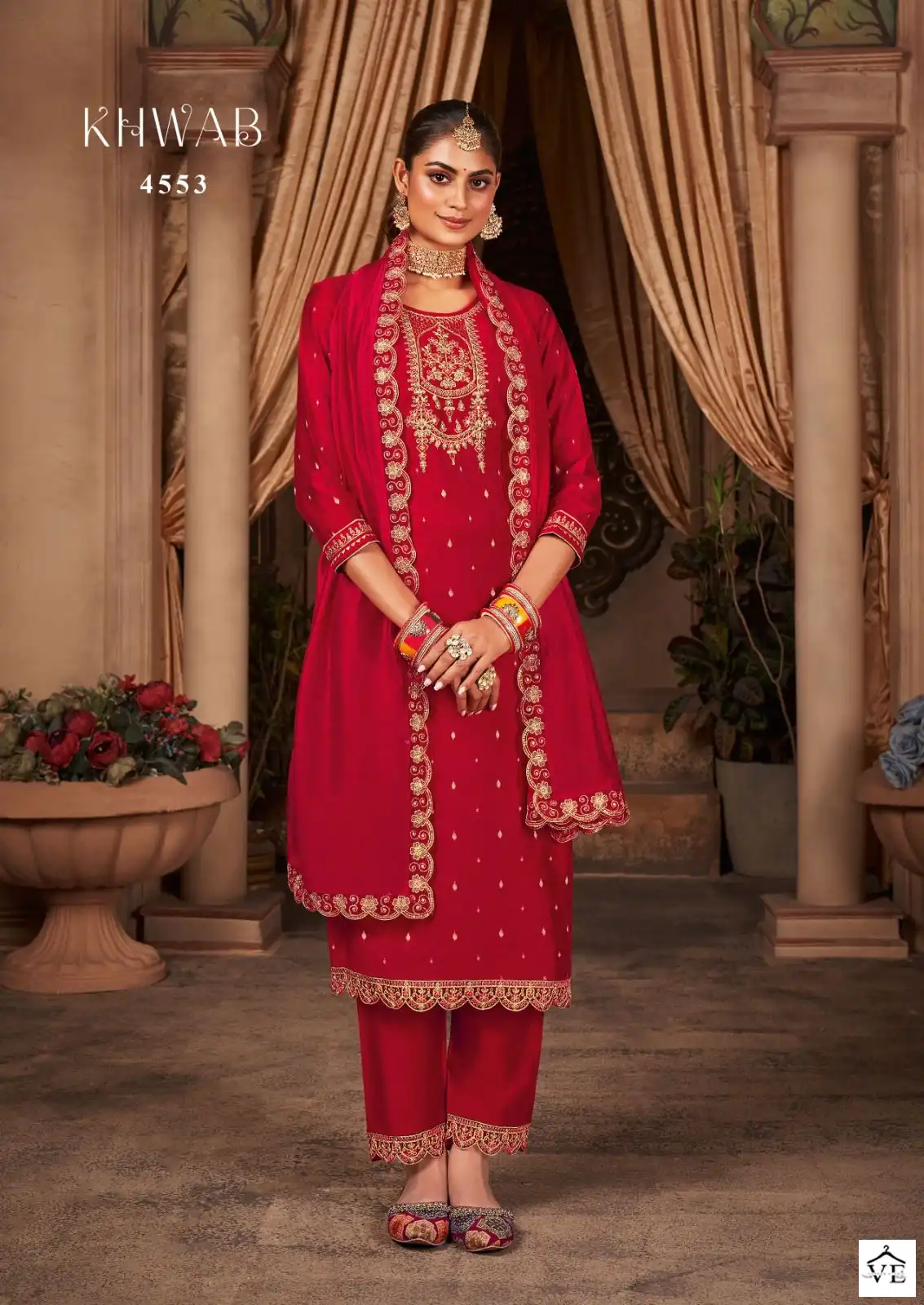 Rangoon Khwab Jacquard Wholesale Readymade Suits Catalog — Wholesale Salwar Suits, Rangoon wholesale from Surat - Gallery Image 3