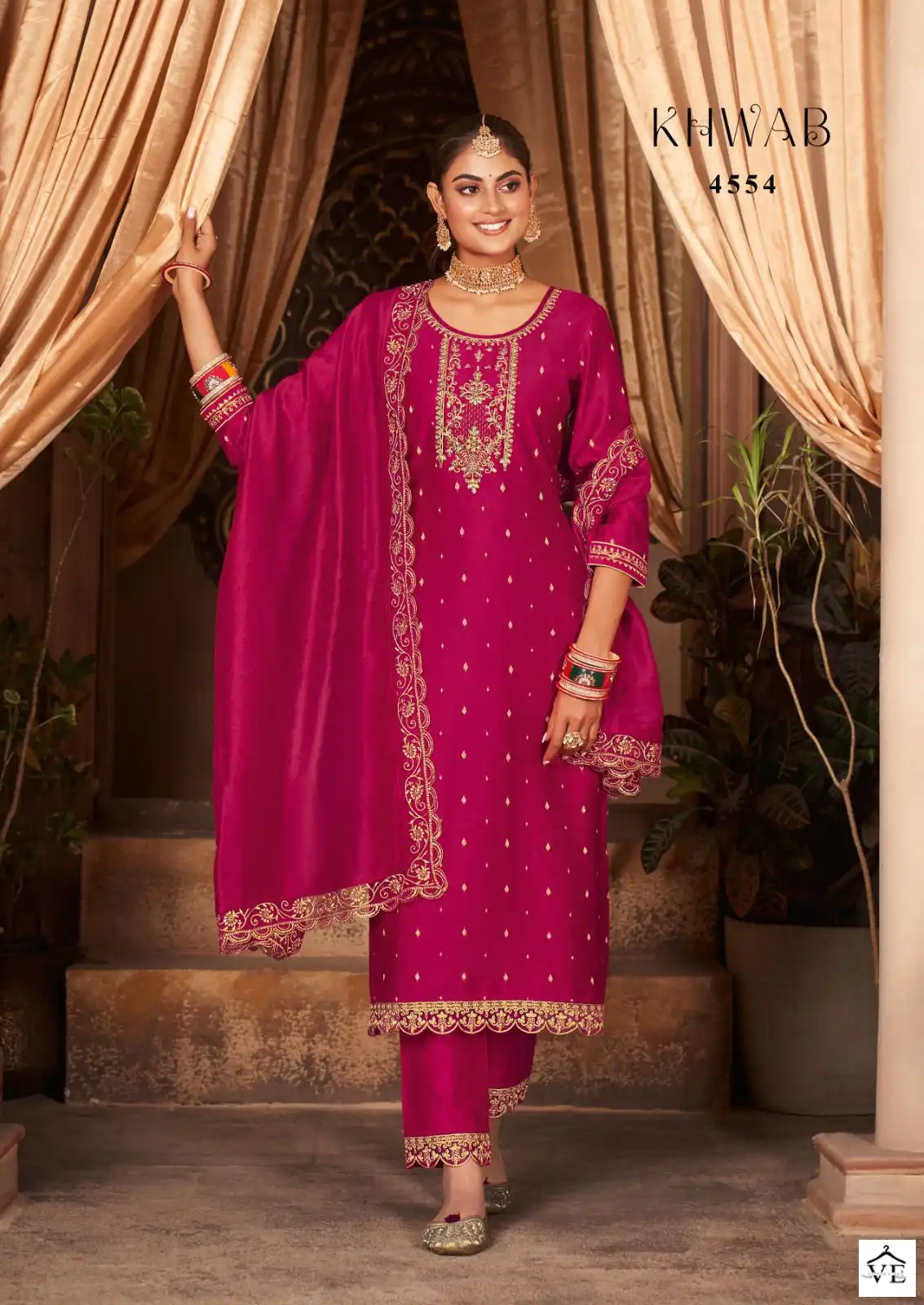 Rangoon Khwab Jacquard Wholesale Readymade Suits Catalog — Wholesale Salwar Suits, Rangoon wholesale from Surat - Gallery Image 4
