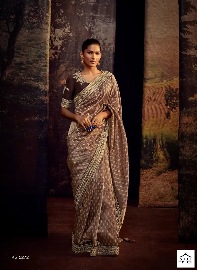 Kimora Kajal Vol 13 Fancy Wholesale Designer Saree Catalog — Wholesale Sarees, MPA wholesale from Surat - Gallery Image 8