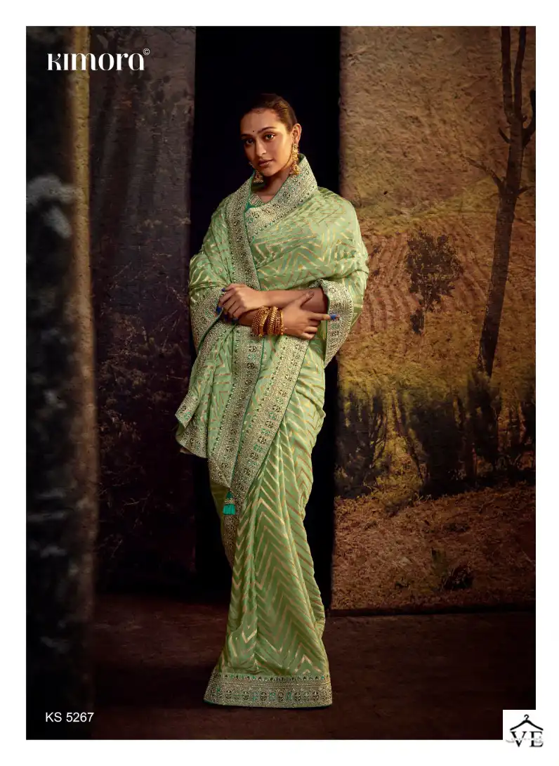 Kimora Kajal Vol 13 Fancy Wholesale Designer Saree Catalog — Wholesale Sarees, MPA wholesale from Surat - Gallery Image 3