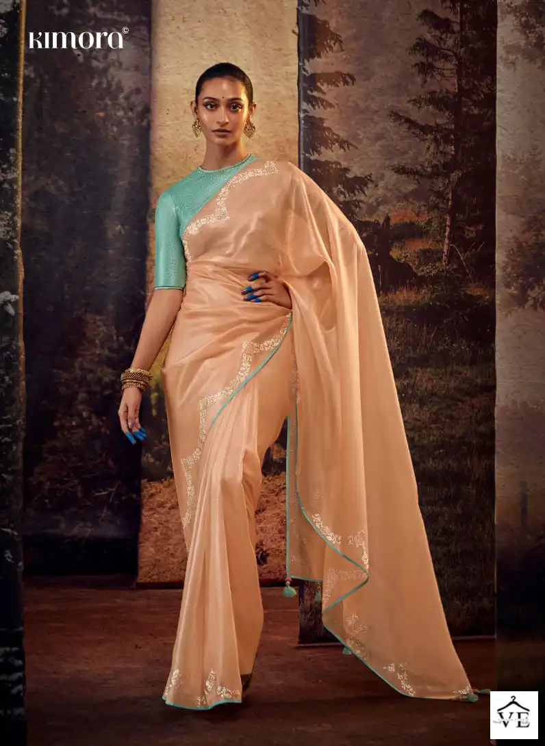 Kimora Kajal Vol 13 Fancy Wholesale Designer Saree Catalog — Wholesale Sarees, MPA wholesale from Surat - Gallery Image 5