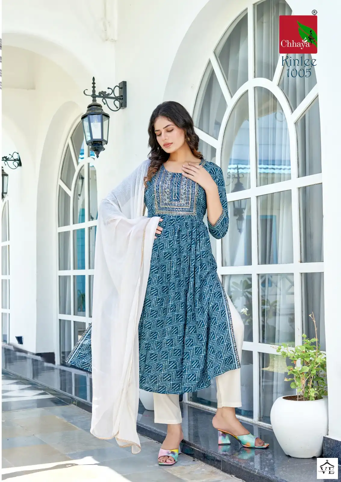 Chhaya Kinlee Heavy Rayon Wholesale Readymade Suits Catalog — Wholesale Salwar Suits, MPA wholesale from Surat - Gallery Image 3