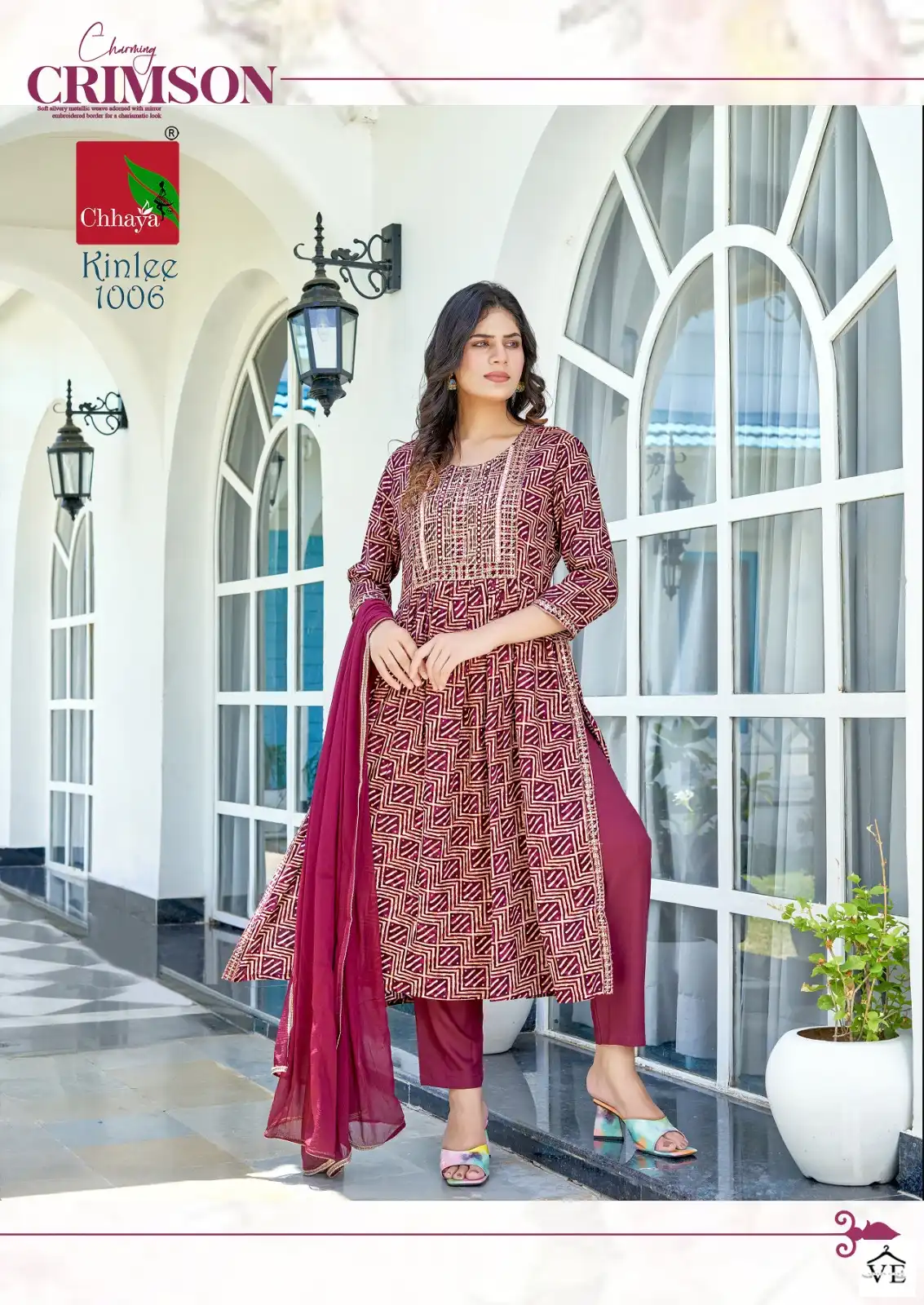 Chhaya Kinlee Heavy Rayon Wholesale Readymade Suits Catalog — Wholesale Salwar Suits, MPA wholesale from Surat - Gallery Image 4