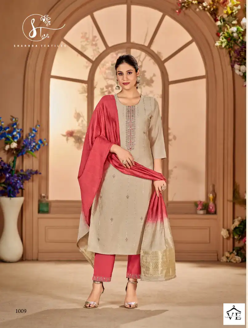 VE Kizaa Silk 3 Premium Silk Wholesale Readymade Suits Catalog — Wholesale Salwar Suits, MPA wholesale from Surat - Gallery Image 3