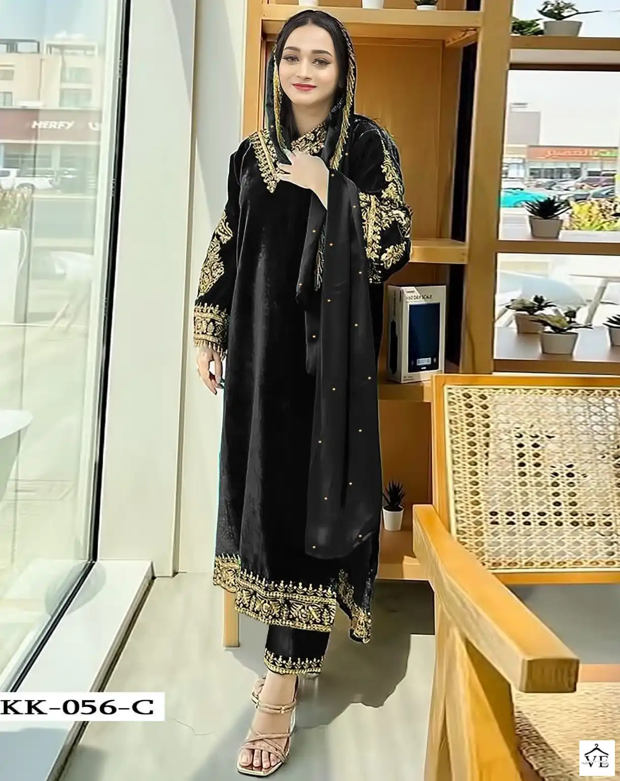 Kross Kulture Kk 56 Heavy 9000 Velvet Wholesale Designer Pakistani Salwar Suit Catalog — Wholesale Salwar Suits, MPA wholesale from Surat — view 1