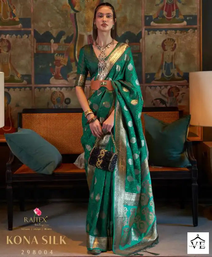 Rajtex Kona Silk Pure Satin Wholesale Saree Catalog