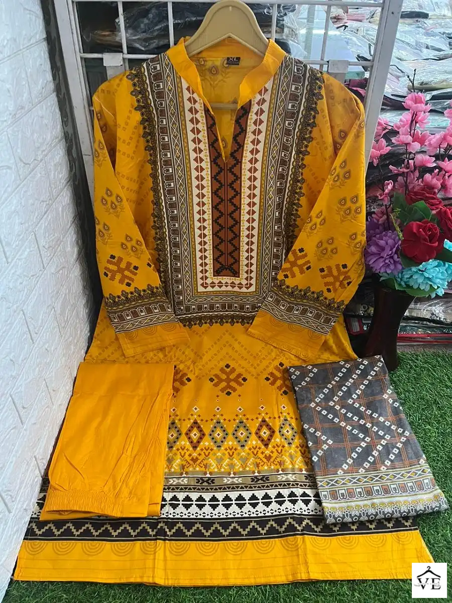 Keval K Kasha Vol 5 Pure Heavy Cotton Wholesale Pakistani Readymade Salwar Suit Catalog — Wholesale Salwar Suits, Keval Fab wholesale from Surat - Gallery Image 9