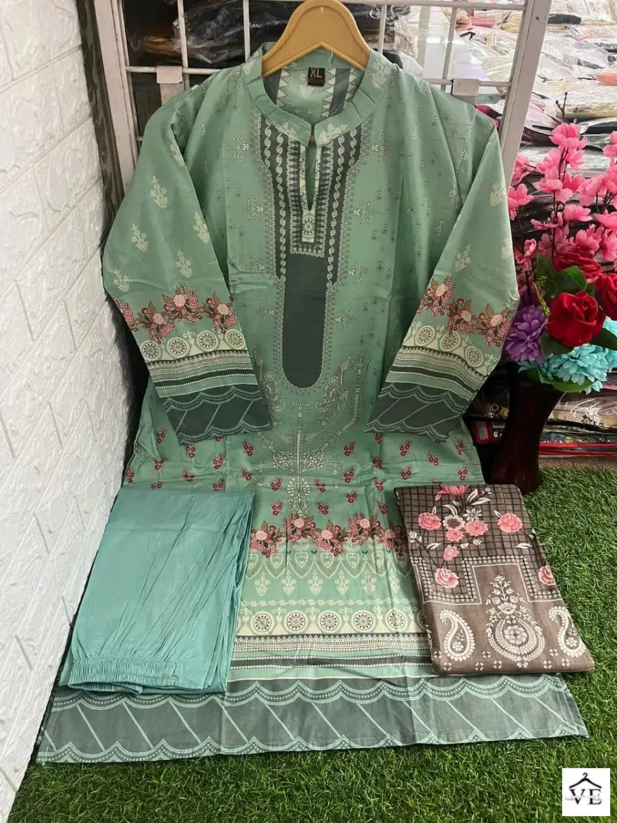 Keval K Kasha Vol 5 Pure Heavy Cotton Wholesale Pakistani Readymade Salwar Suit Catalog — Wholesale Salwar Suits, Keval Fab wholesale from Surat - Gallery Image 11