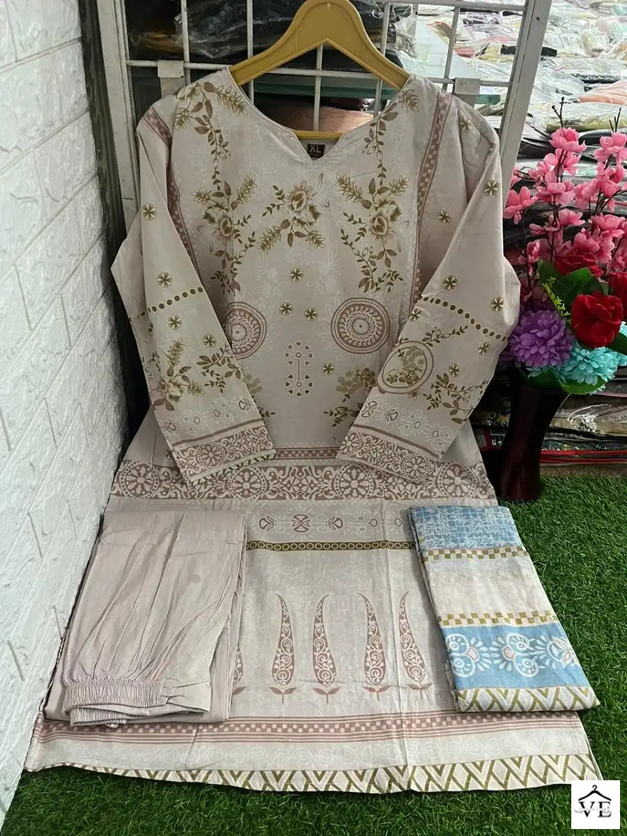 Keval K Kasha Vol 5 Pure Heavy Cotton Wholesale Pakistani Readymade Salwar Suit Catalog — Wholesale Salwar Suits, Keval Fab wholesale from Surat - Gallery Image 4