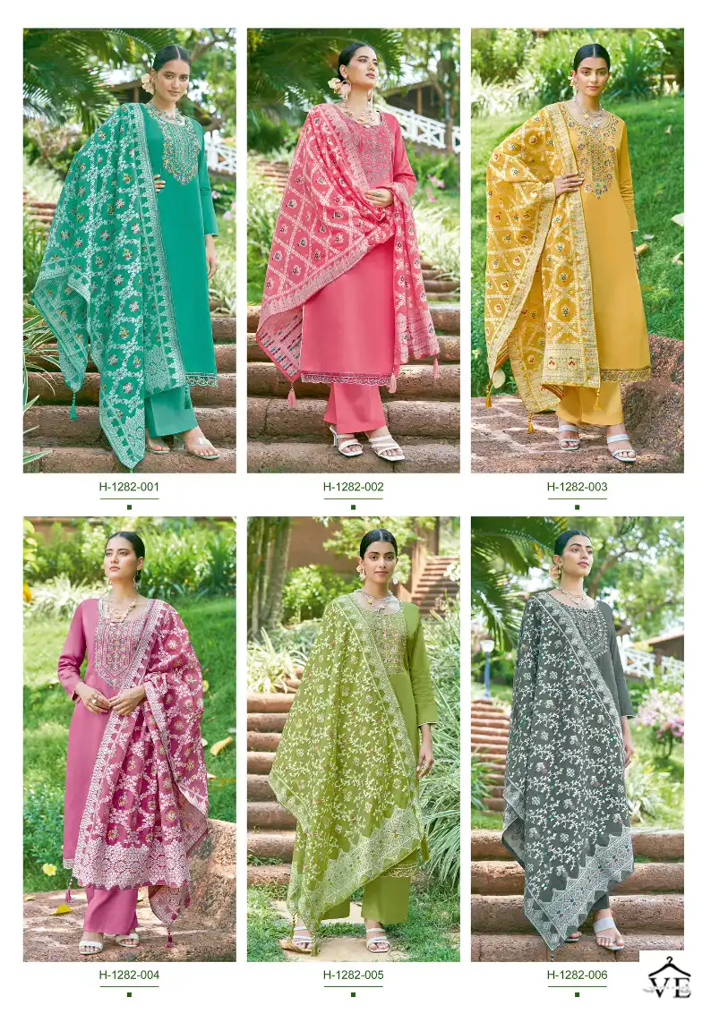 Alok Suits Lakhnavi Touch Jam Cotton Wholesale Fancy Swarovski Work Salwar Suit Catalog — Wholesale Salwar Suits, MPA wholesale from Surat — view 7