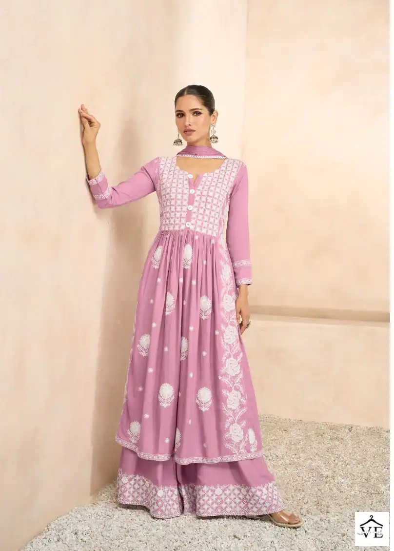 Vamika Lakhnavi Vol-6 Heavy Rayon Wholesale Readymade Suit Catalog — Wholesale Salwar Suits, MPA wholesale from Surat - Gallery Image 2