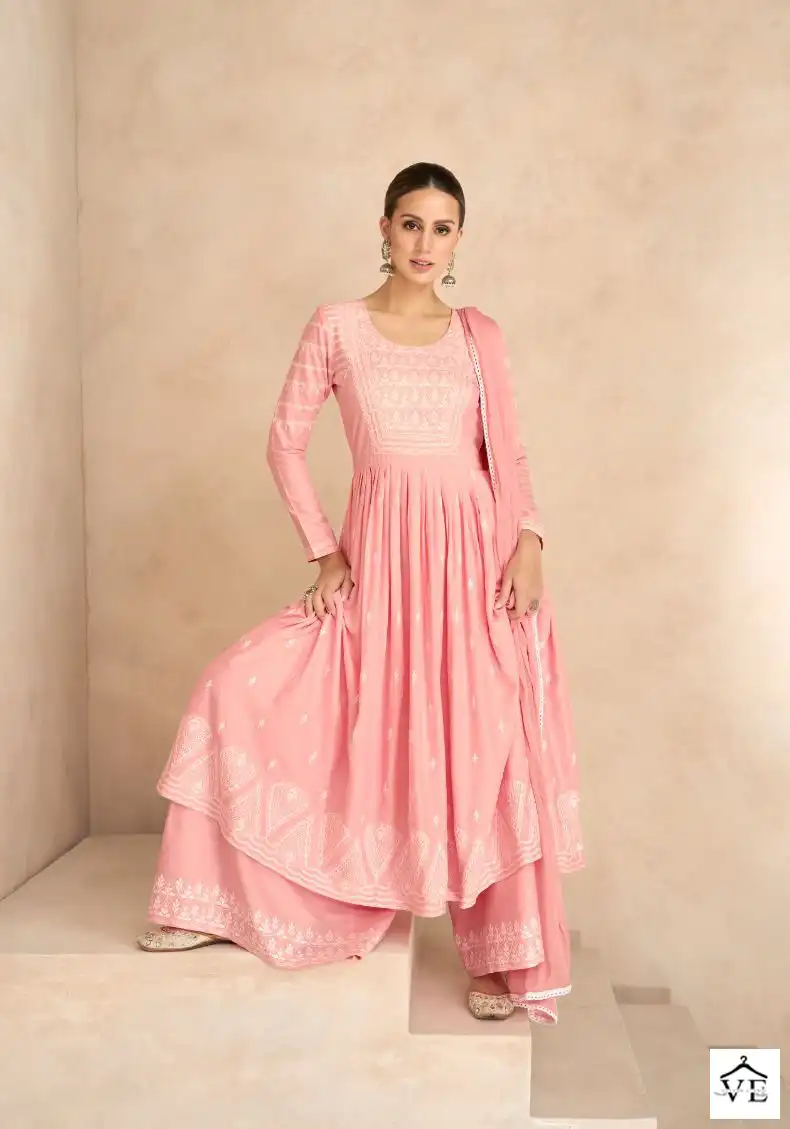 Vamika Lakhnavi Vol-6 Heavy Rayon Wholesale Readymade Suit Catalog — Wholesale Salwar Suits, MPA wholesale from Surat - Gallery Image 3