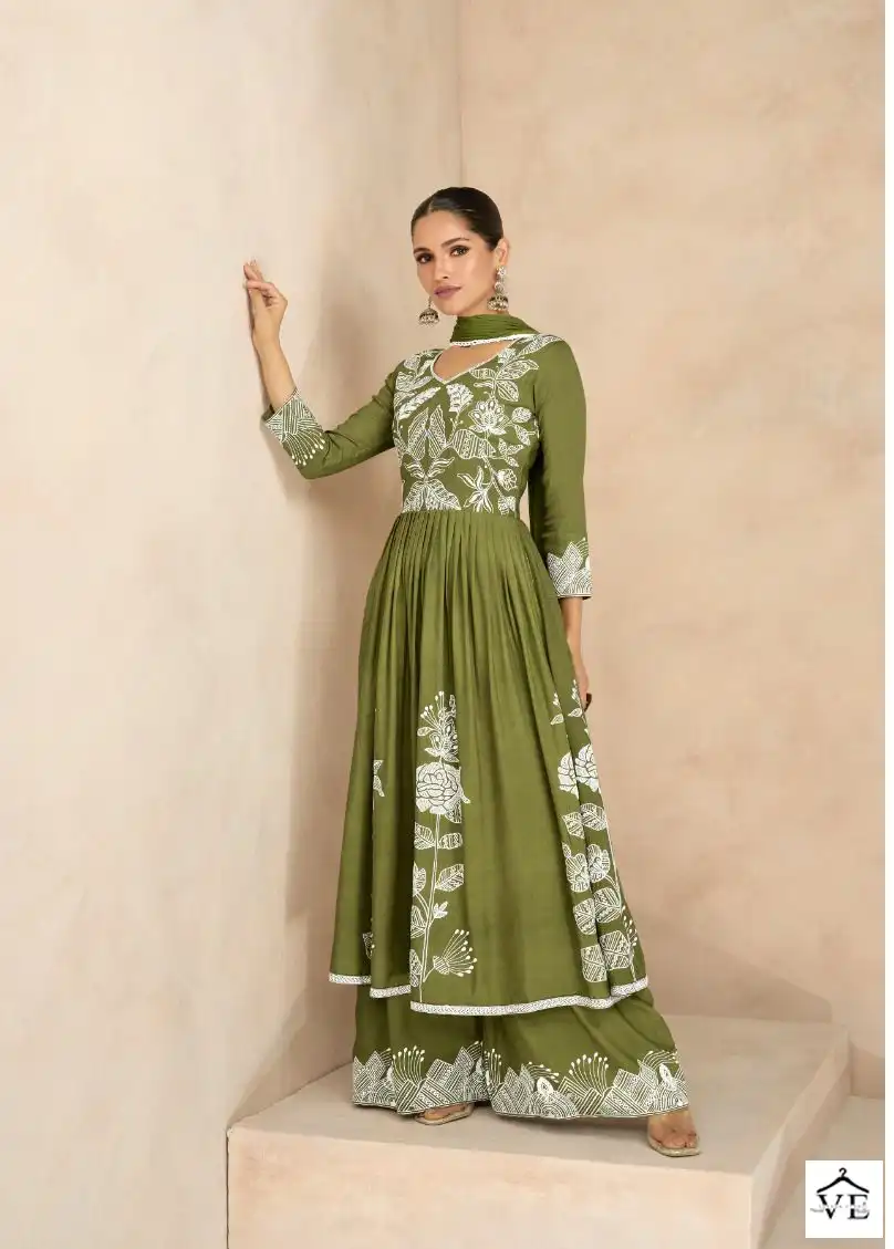 Vamika Lakhnavi Vol-6 Heavy Rayon Wholesale Readymade Suit Catalog — Wholesale Salwar Suits, MPA wholesale from Surat - Gallery Image 4