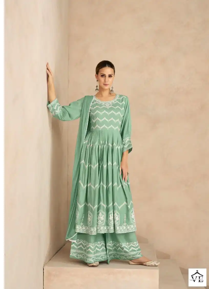 Vamika Lakhnavi Vol-6 Heavy Rayon Wholesale Readymade Suit Catalog — Wholesale Salwar Suits, MPA wholesale from Surat - Gallery Image 6