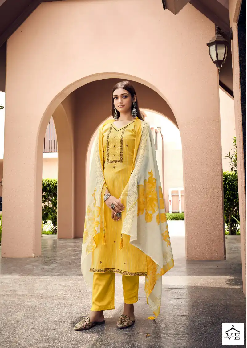 Radhika Fashion Lamhay Jam Cotton Wholesale Fancy Embroidery Work Salwar Suit Catalog — Wholesale Salwar Suits, MPA wholesale from Surat - Gallery Image 6