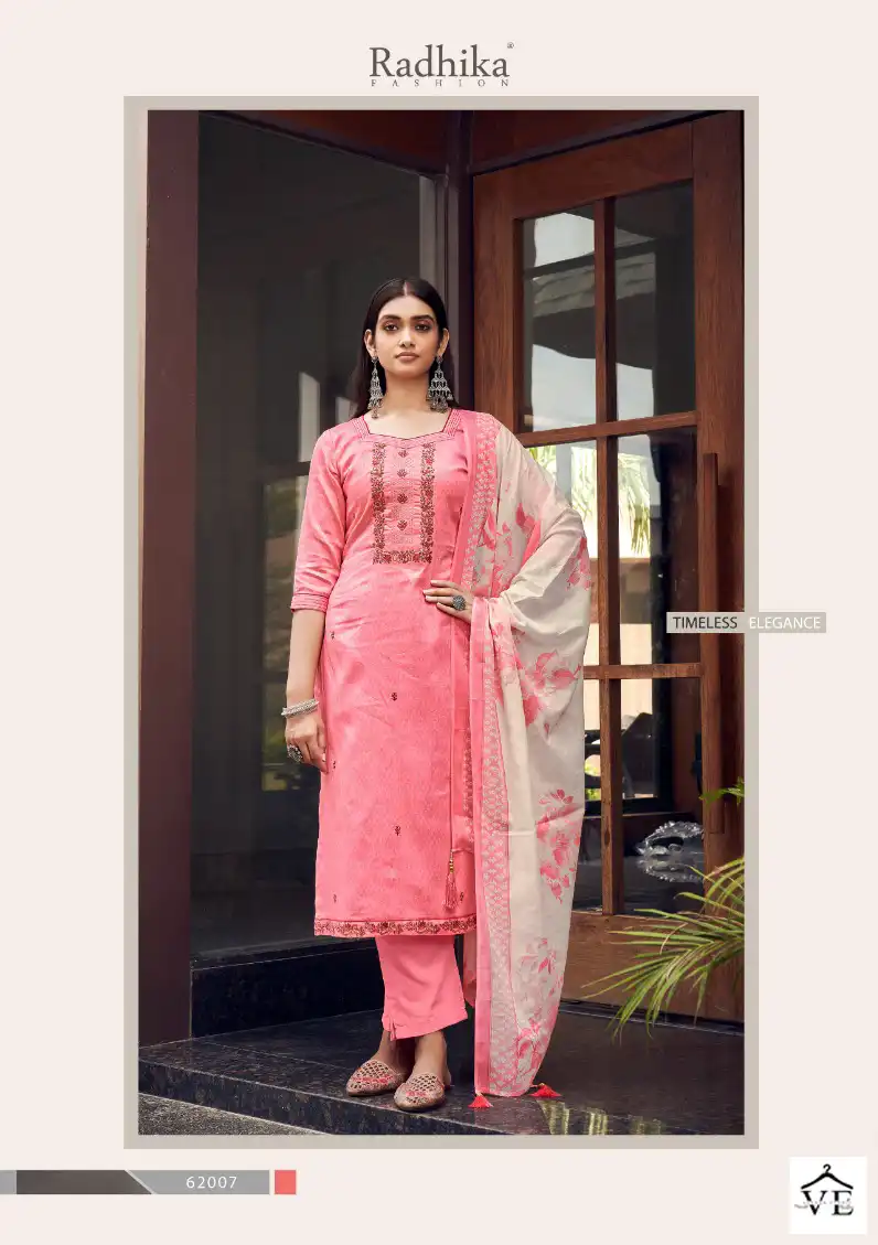 Radhika Fashion Lamhay Jam Cotton Wholesale Fancy Embroidery Work Salwar Suit Catalog — Wholesale Salwar Suits, MPA wholesale from Surat - Gallery Image 7
