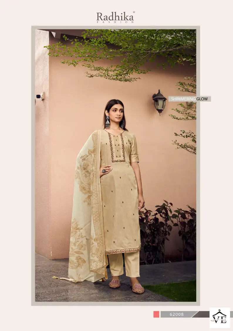Radhika Fashion Lamhay Jam Cotton Wholesale Fancy Embroidery Work Salwar Suit Catalog — Wholesale Salwar Suits, MPA wholesale from Surat - Gallery Image 8