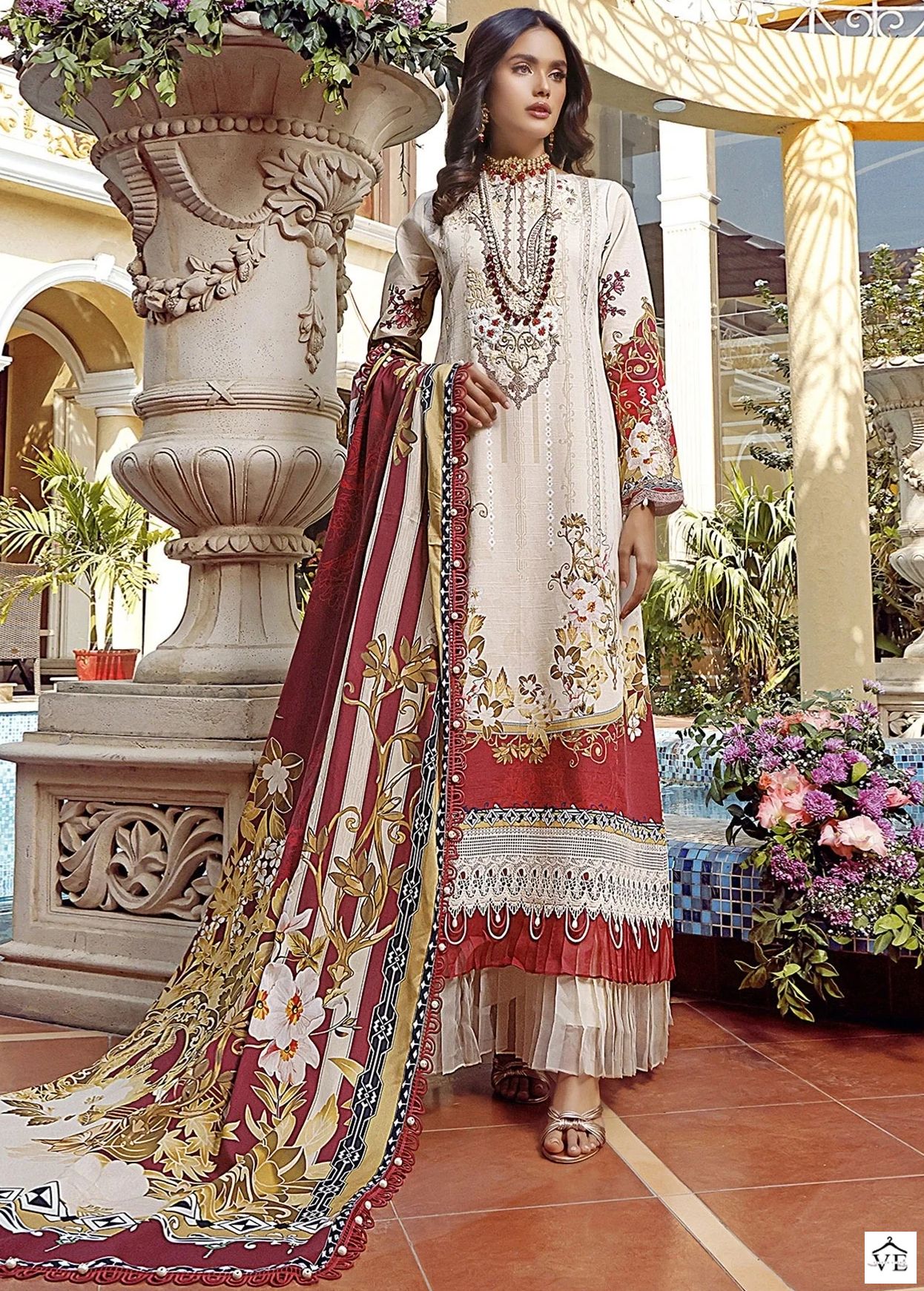 Arhan Fab Luxury Lawn Festive Collection Digital Print Wholesale Pakistani Suit Catalog — Wholesale Salwar Suits, MPA wholesale from Surat — view 1