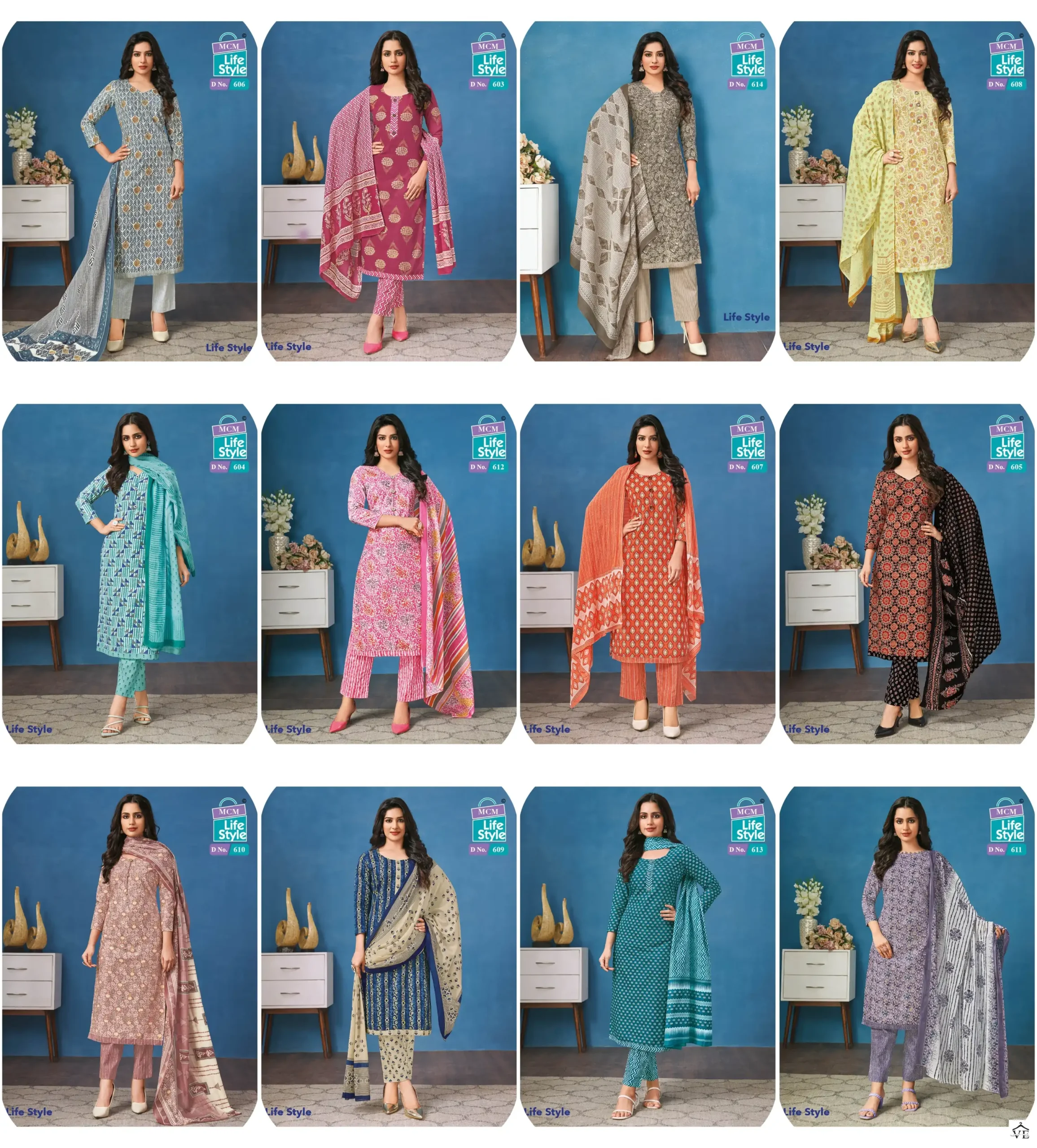 Mcm Lifestyle Vol 6 Cotton Wholesale Readymade Salwar Suit Catalog — Wholesale Salwar Suits, Mcm  wholesale from Surat — view 13