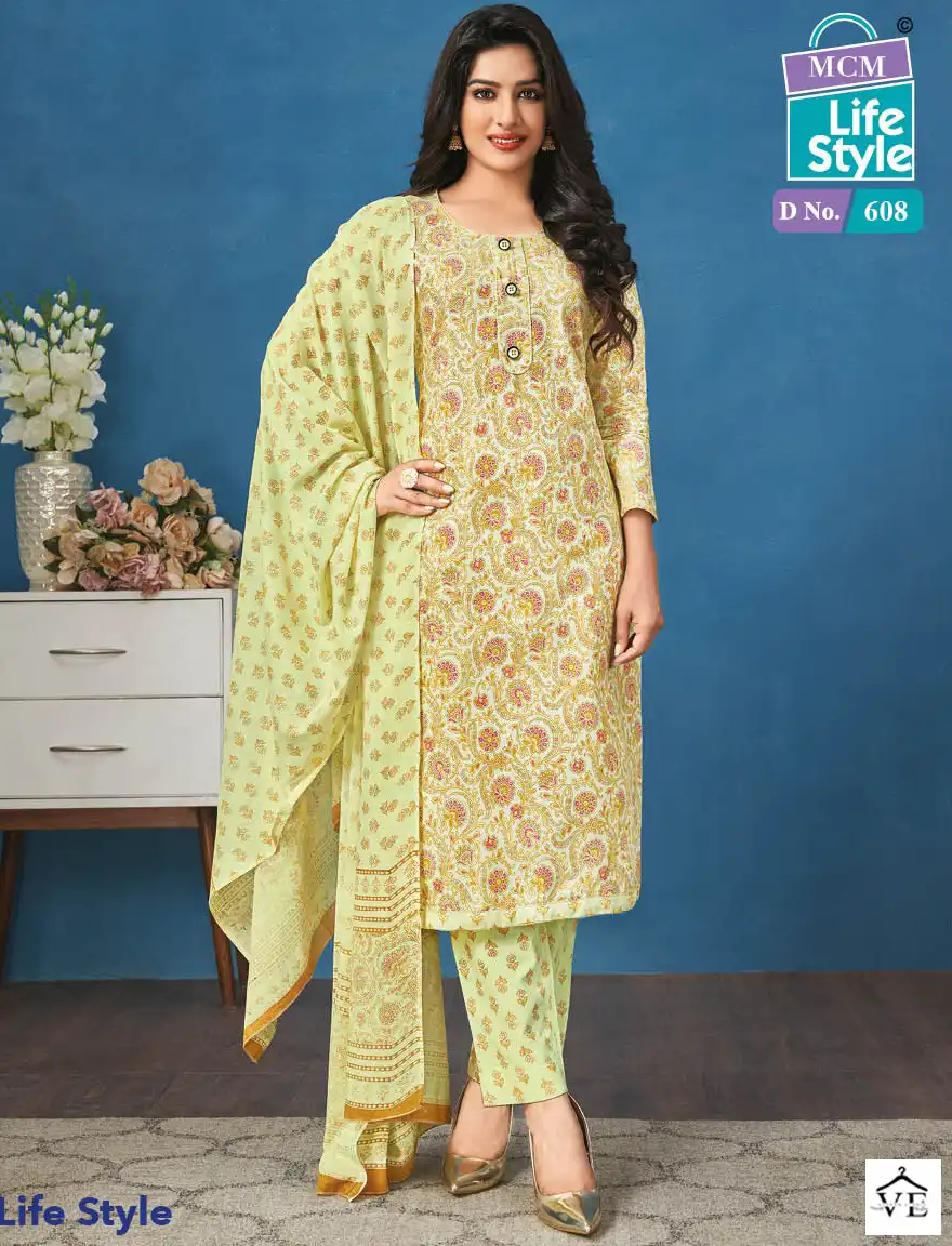 Mcm Lifestyle Vol 6 Cotton Wholesale Readymade Salwar Suit Catalog — Wholesale Salwar Suits, Mcm wholesale from Surat — view 1