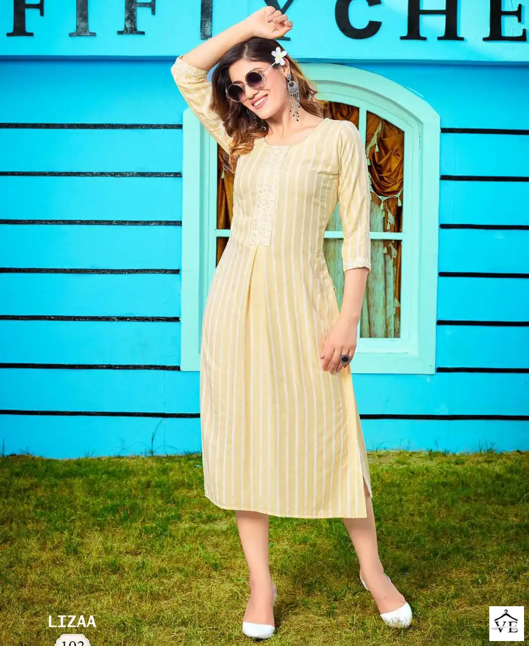 Kanasu Lizaa Heavy Rayon Velvet Lining Wholesale Long Kurtis Catalog — Wholesale Kurtis, MPA wholesale from Surat — view 1