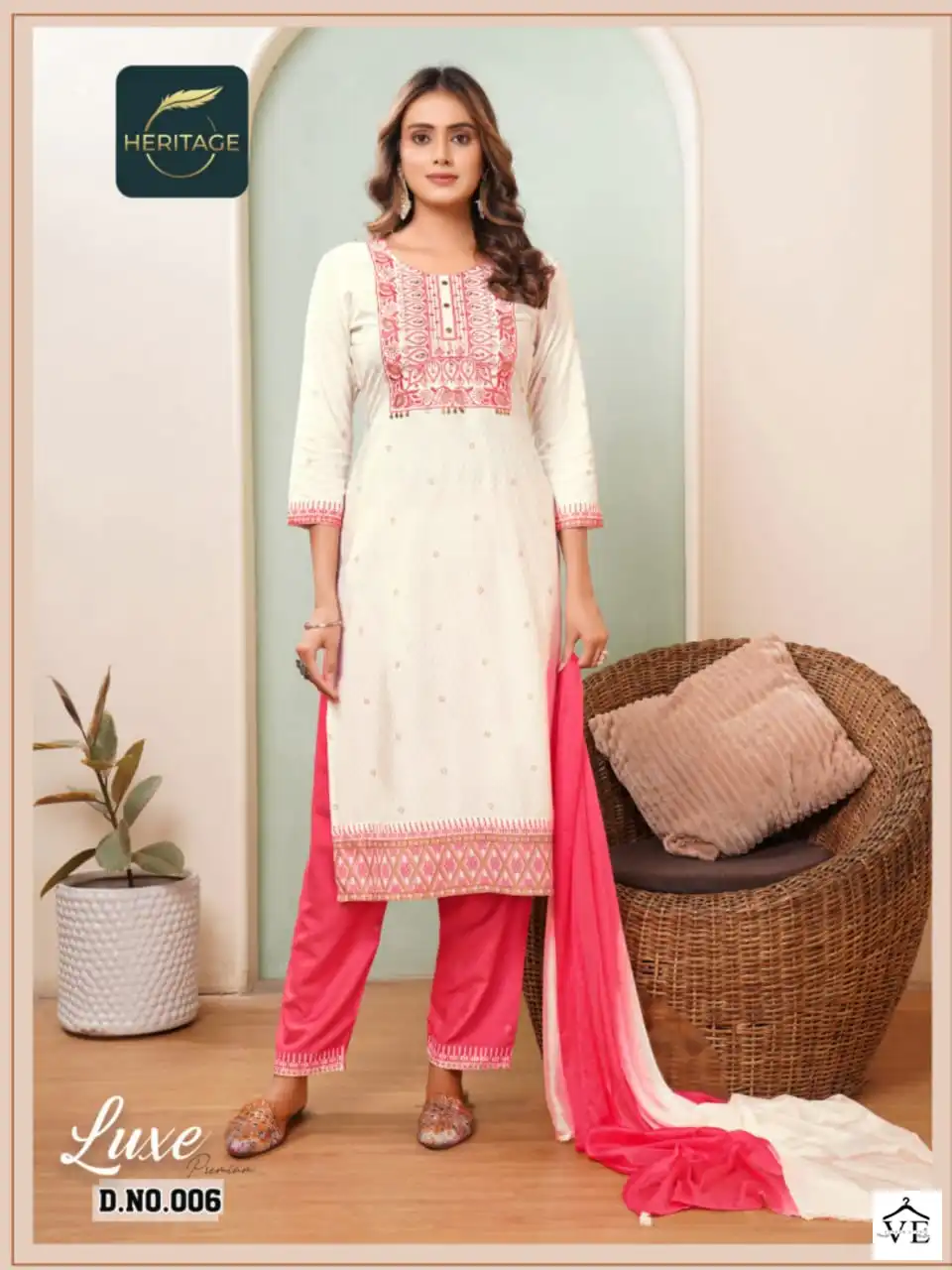 Heritage Luxe Premium Rayon Wholesale Readymade Suit Catalog — Wholesale Salwar Suits, MPA wholesale from Surat - Gallery Image 3