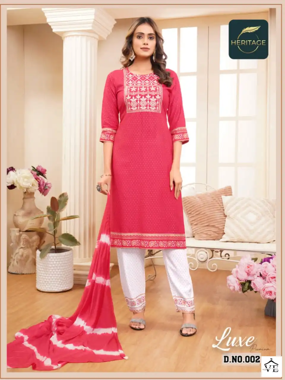 Heritage Luxe Premium Rayon Wholesale Readymade Suit Catalog — Wholesale Salwar Suits, MPA wholesale from Surat - Gallery Image 6