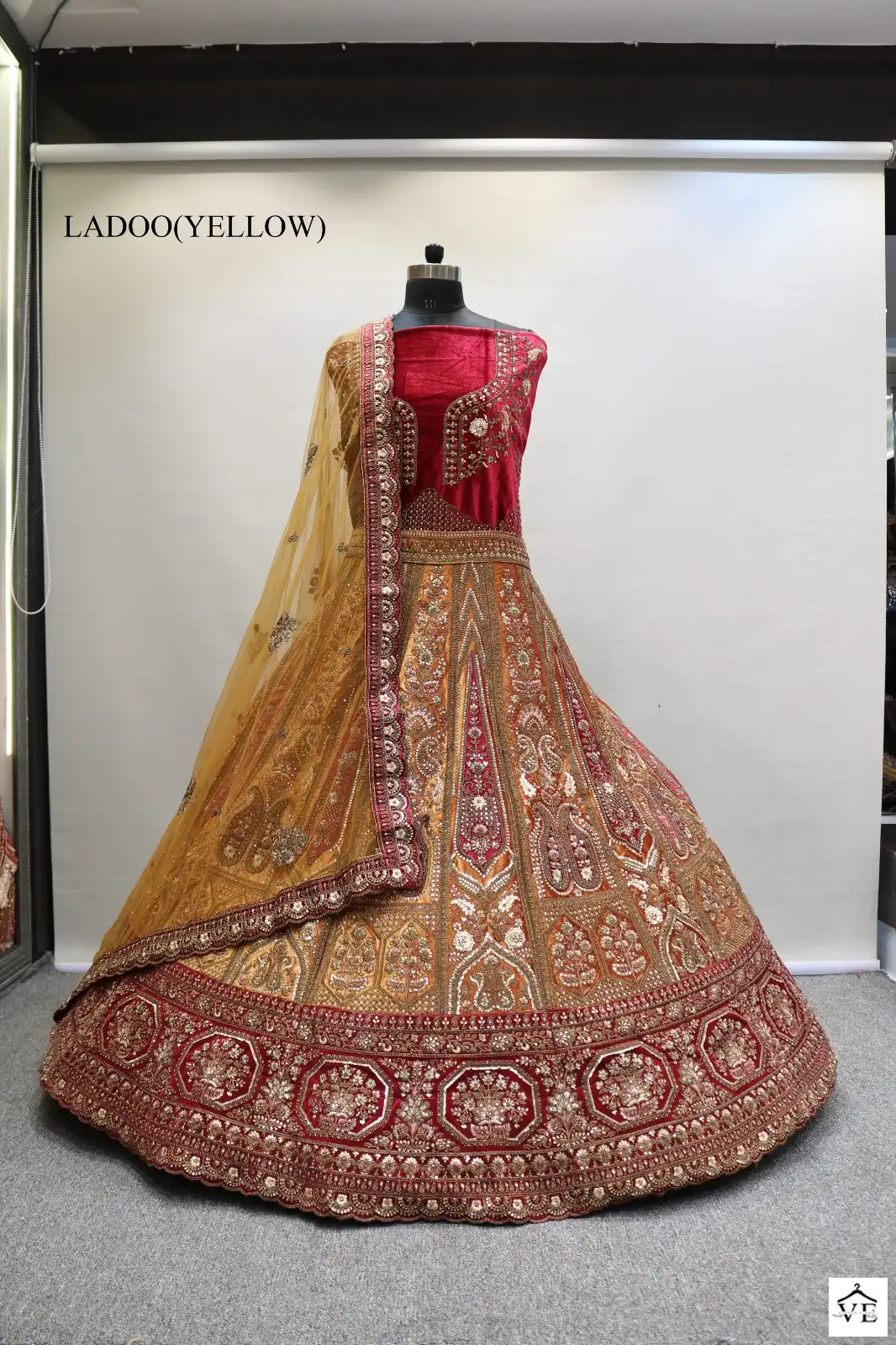 Vaishnai Ladoo Velvet Wholesale Bridal Lehenga Catalog — Wholesale Lehenga, MPA wholesale from Surat — view 2