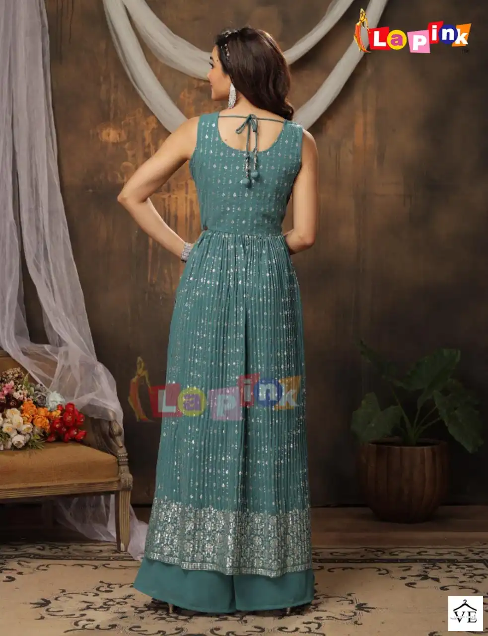 VE Lapink-167 Viscose Wholesale Readymade Suits Catalog — Wholesale Salwar Suits, MPA wholesale from Surat - Gallery Image 4