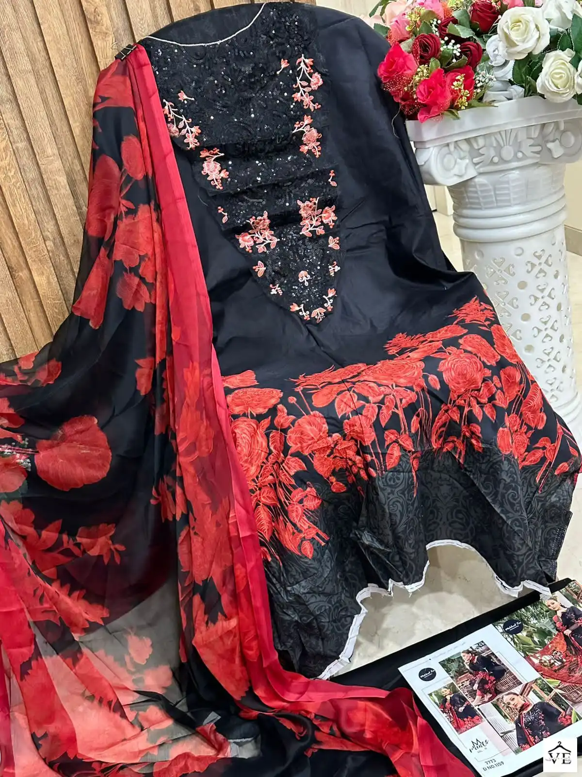 Mehboob Tex M Print Spring Summer-Vol 11 Pure Cotton Wholesale Pakistani Suit Catalog — Wholesale Salwar Suits, MPA wholesale from Surat - Gallery Image 7