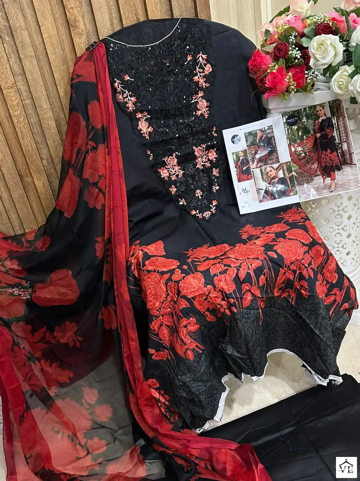 Mehboob Tex M Print Spring Summer-Vol 11 Pure Cotton Wholesale Pakistani Suit Catalog — Wholesale Salwar Suits, MPA wholesale from Surat - Gallery Image 8